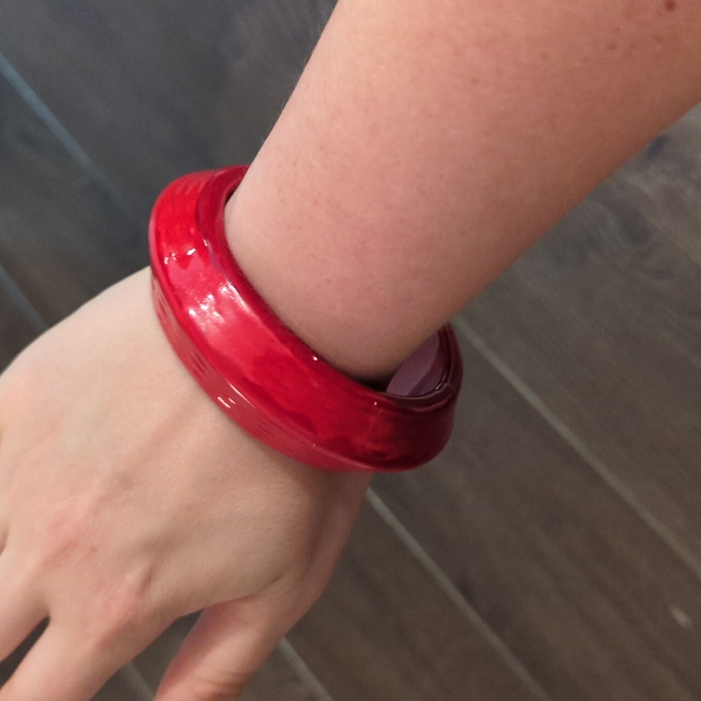 Hot pink bangle